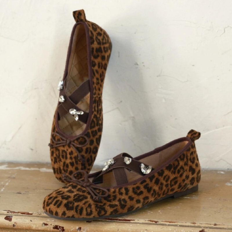 Embroidery Flower Ballet Flats - مراجعة Women Shoes Branded وسعره