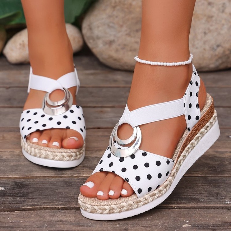 Women's Wedge Sandals Open Toe - مراجعة Espadrille Wedge Shoes وسعره