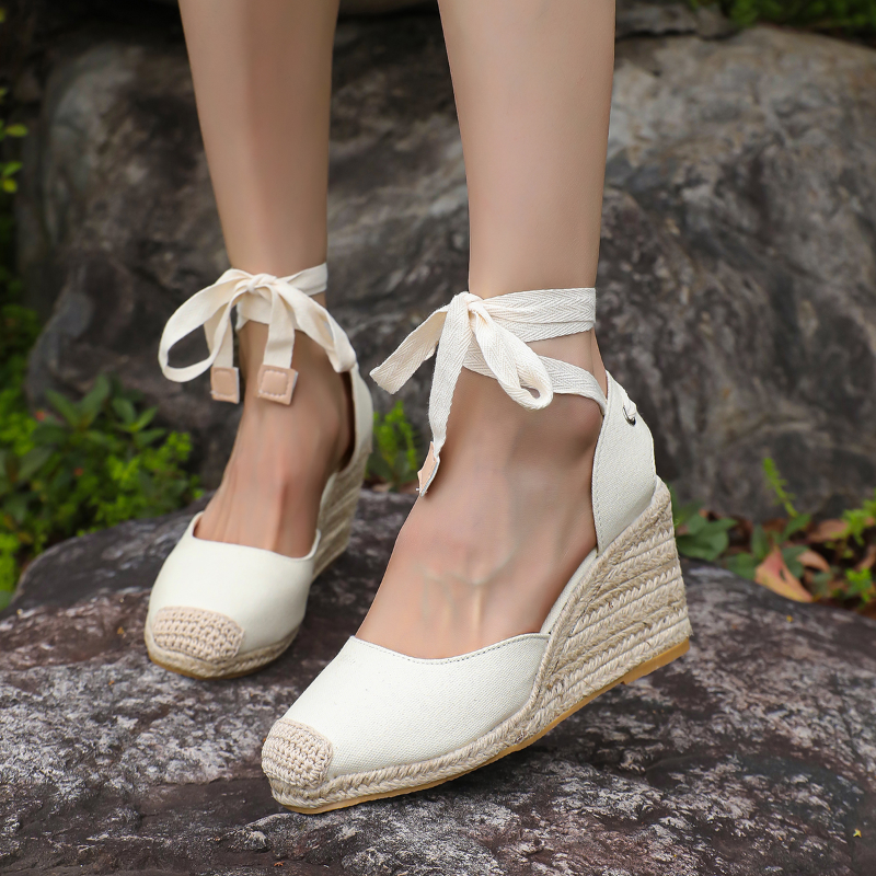 Wedges Shoes for Women Slip on - مراجعة Espadrille Wedge Shoes وسعره