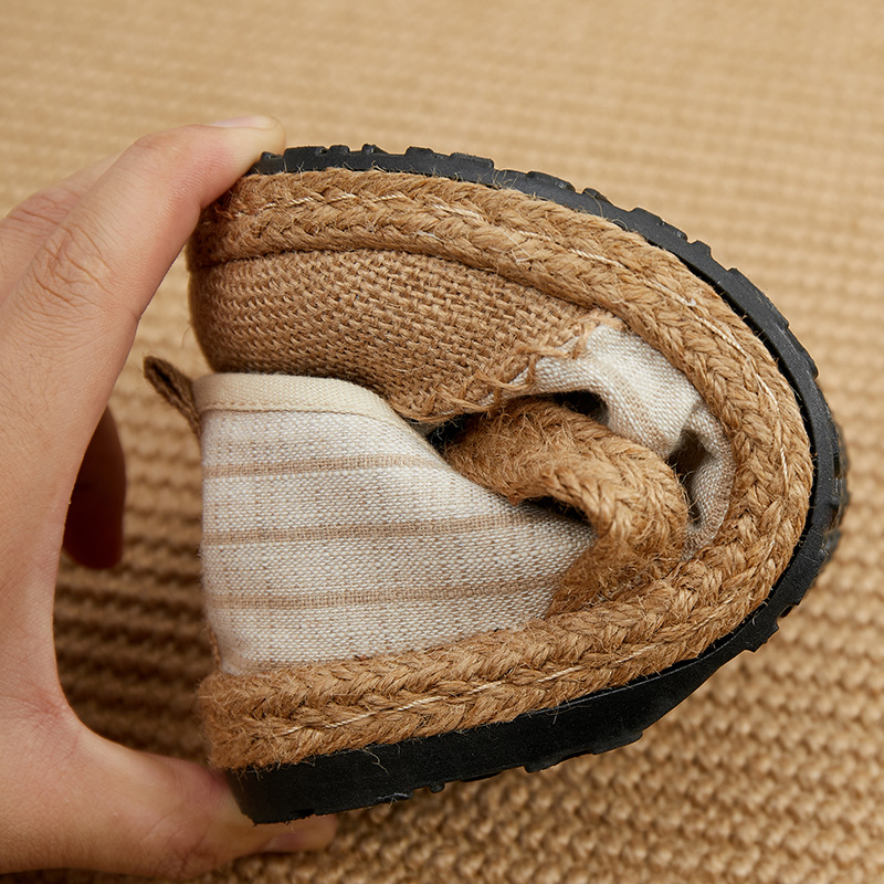 Careaymade-Women Striped Linen - مراجعة Women'S Shoes Vegan وسعره