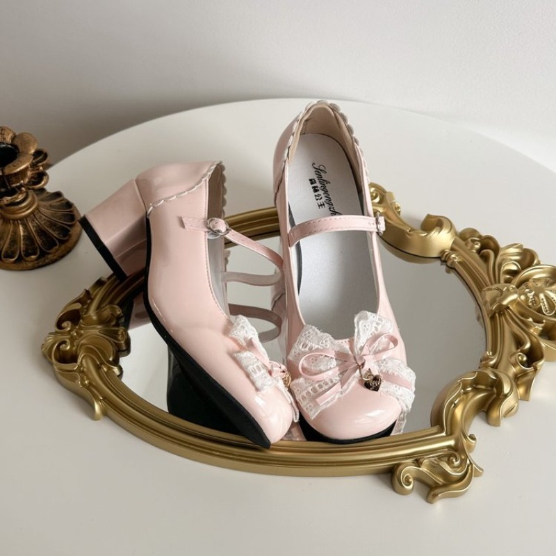 Sweet Lolita Butterfly-knot Wo - مراجعة Patent Leather Pump وسعره