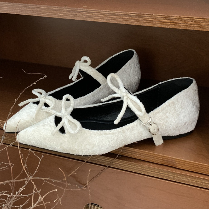 Butterfly-Knot Pointed Toe Mar - مراجعة Pointed Toe Flat وسعره