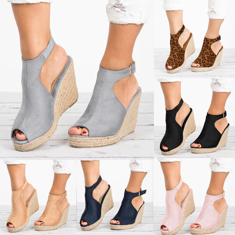 Heeled Sandals for Women Summe - مراجعة Espadrille Wedge Shoes وسعره