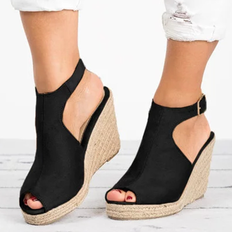 Heeled Sandals for Women Summe - مراجعة Espadrille Wedge Shoes وسعره