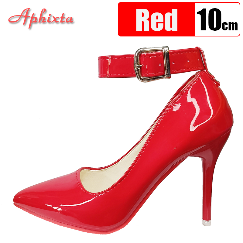 Aphixta 10cm/12cm Metal Belt B - مراجعة Patent Leather Pump وسعره