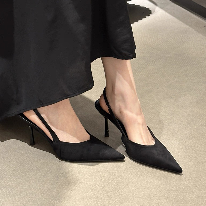 Luxury High Heels Sandals Wome - مراجعة Pointed Toe Flat وسعره