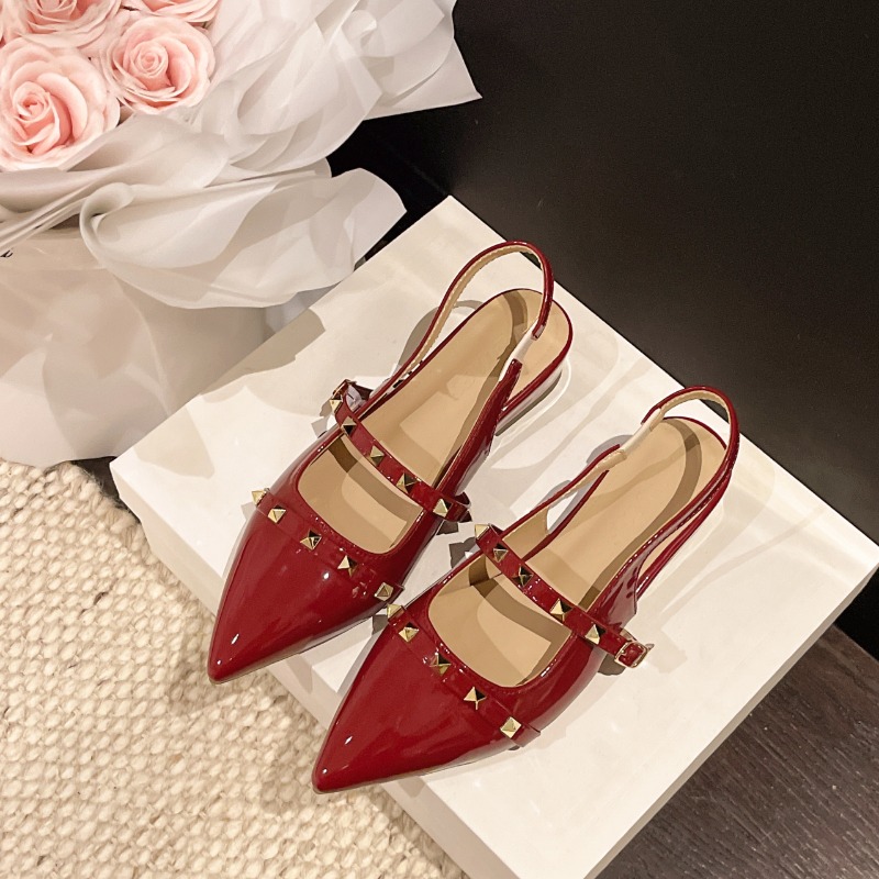 2026 New Style French Rivet He - مراجعة Pointed Toe Flat وسعره
