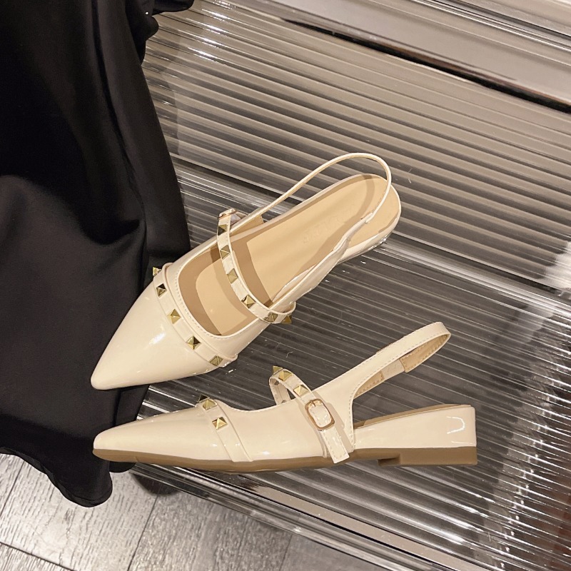 2026 New Style French Rivet He - مراجعة Pointed Toe Flat وسعره
