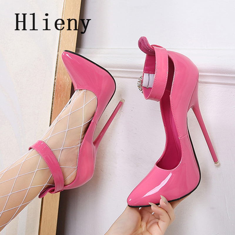 Hlieny Super High Heels 16cm W - مراجعة Patent Leather Pump وسعره