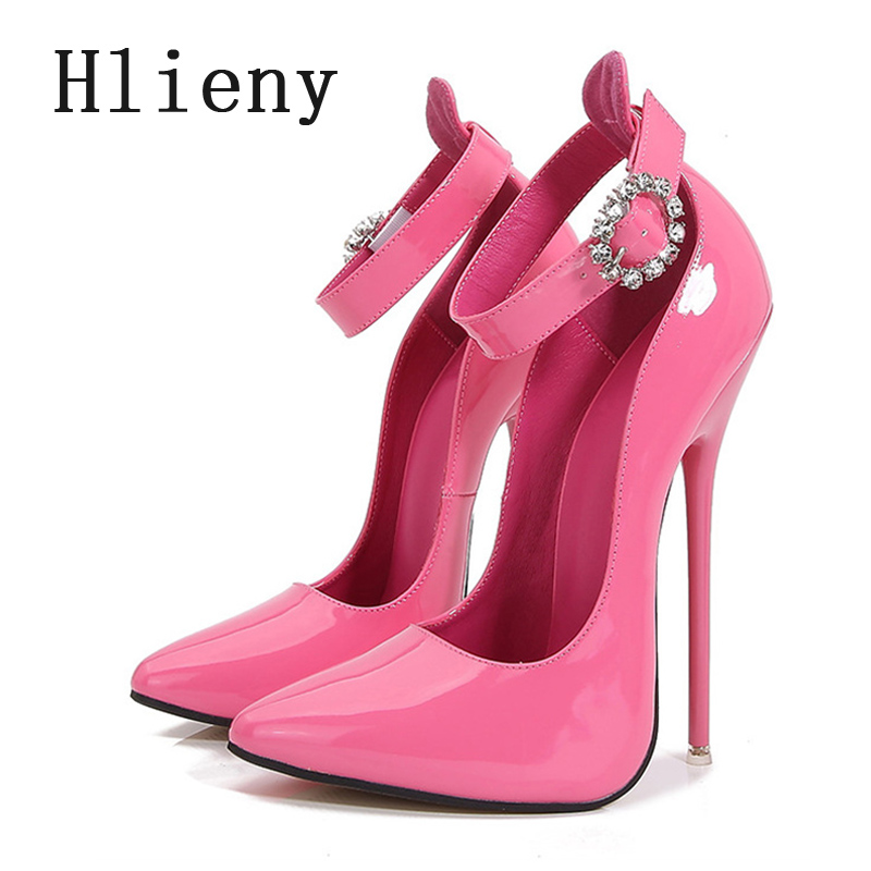 Hlieny Super High Heels 16cm W - مراجعة Patent Leather Pump وسعره