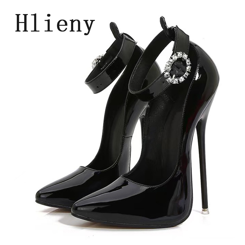 Hlieny Super High Heels 16cm W - مراجعة Patent Leather Pump وسعره
