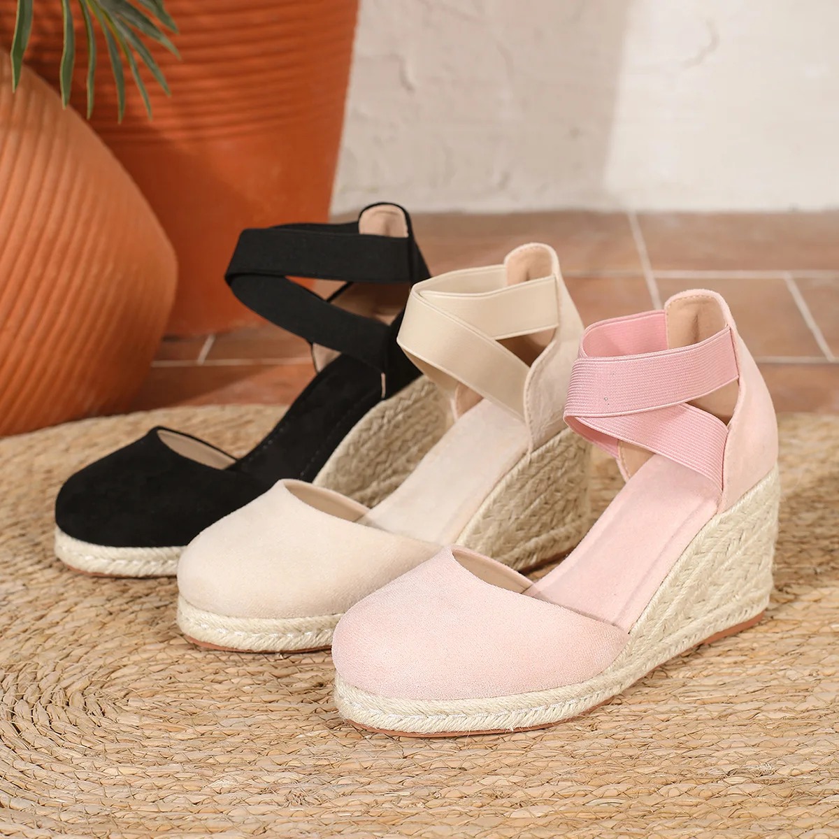 Cover Toe Women's Espadrille W - مراجعة Espadrille Wedge Shoes وسعره