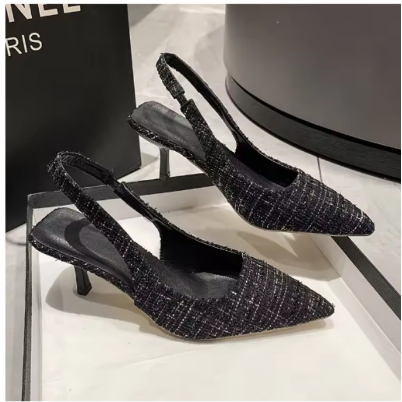 Brand Designer Slingbacks High - مراجعة Women'S Shoes Size 40 In Us وسعره