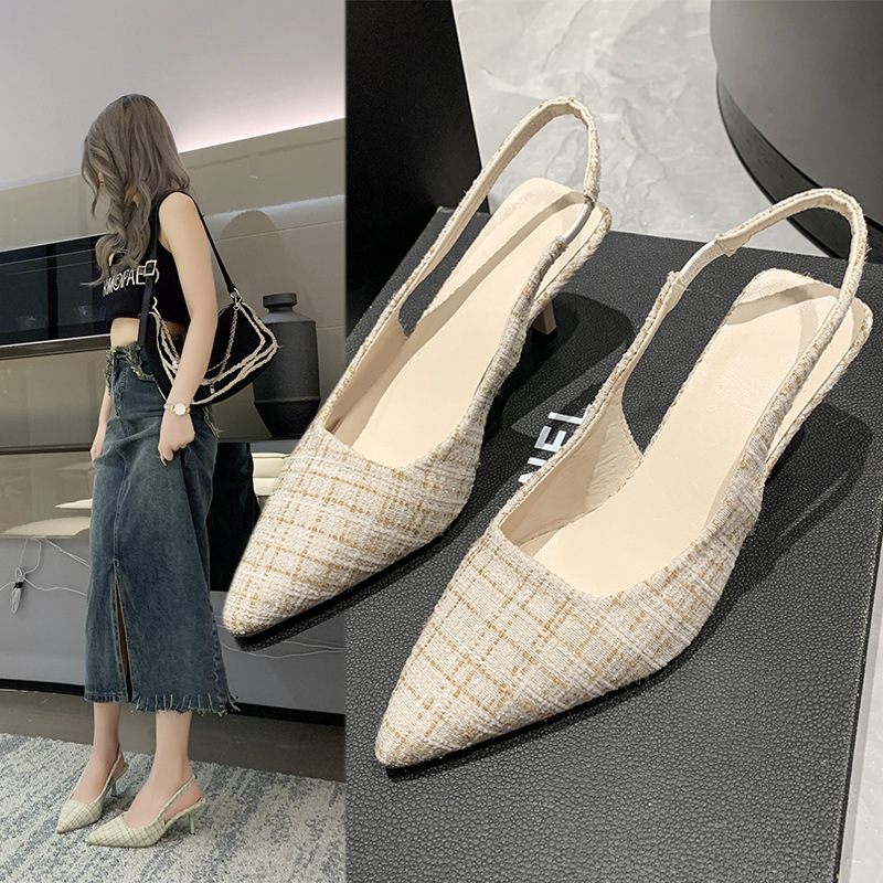 Brand Designer Slingbacks High - مراجعة Women'S Shoes Size 40 In Us وسعره