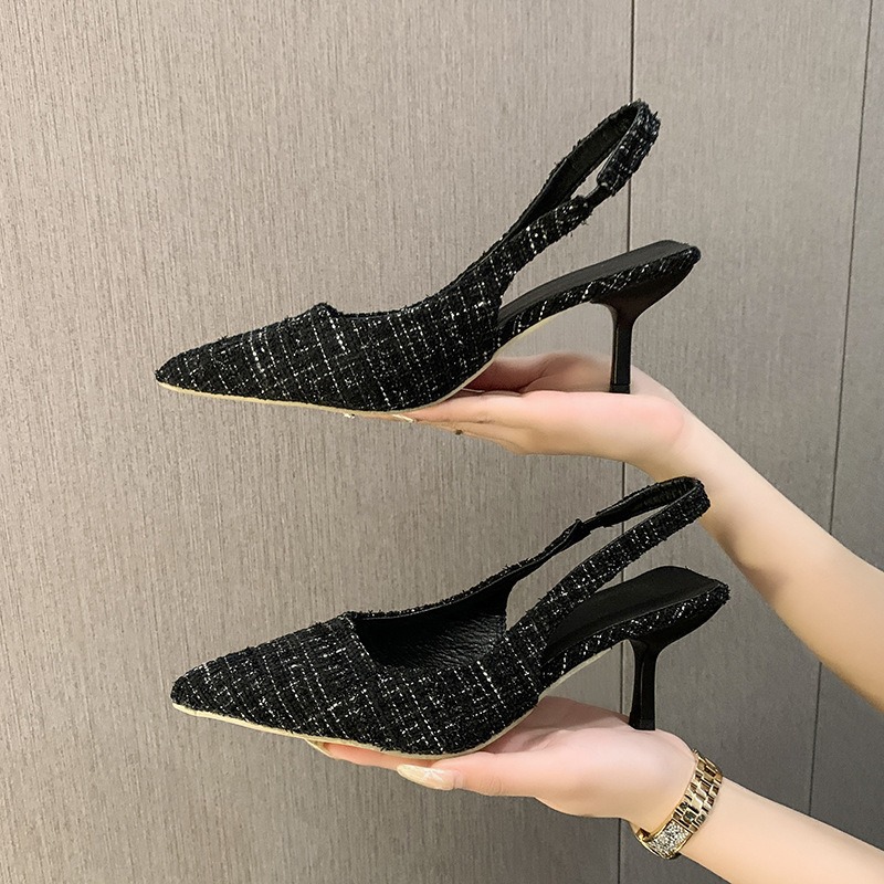 Brand Designer Slingbacks High - مراجعة Women'S Shoes Size 40 In Us وسعره