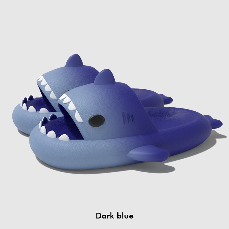Cute Cartoon Shark Slippers Fo - مراجعة Women'S Shoes To Men'S وسعره