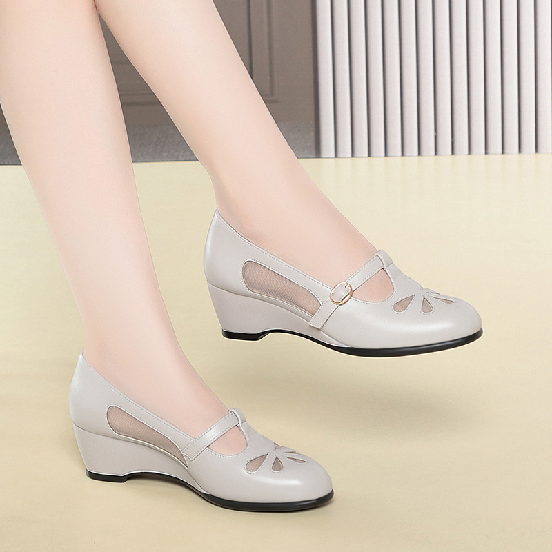 Middle Aged Women Summer Mesh  - مراجعة Women'S Shoes Non Slip وسعره