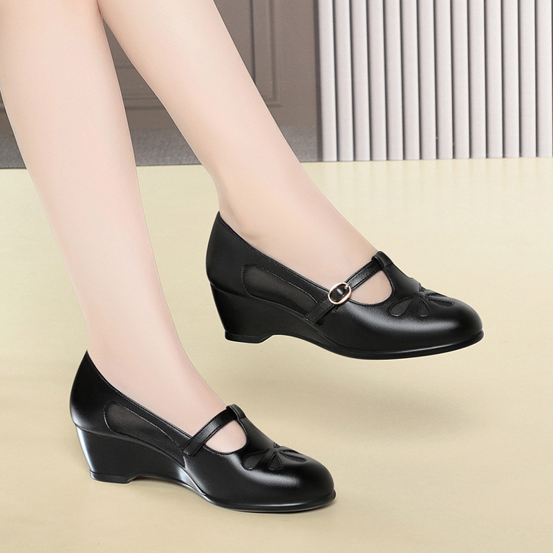 Middle Aged Women Summer Mesh  - مراجعة Women'S Shoes Non Slip وسعره