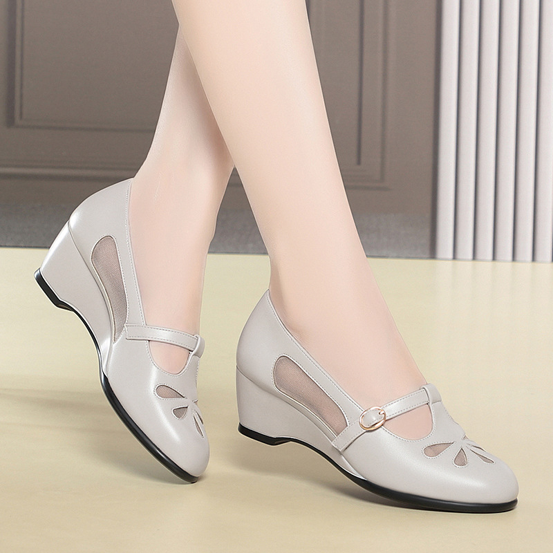 Middle Aged Women Summer Mesh  - مراجعة Women'S Shoes Non Slip وسعره