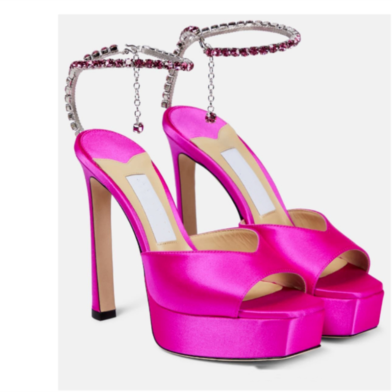 Colorful Chain Water Diamond S - مراجعة Women Shoes Branded وسعره