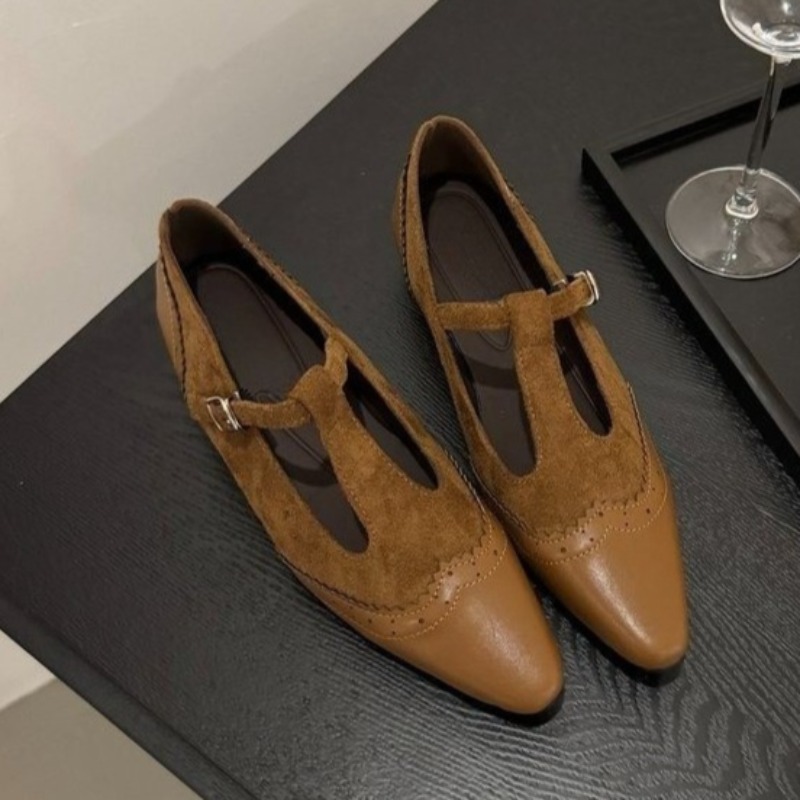 One Buckle Strap Low Heel Sing - مراجعة Women'S Shoes Non Slip وسعره