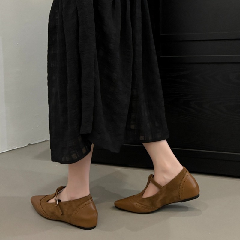 One Buckle Strap Low Heel Sing - مراجعة Women'S Shoes Non Slip وسعره