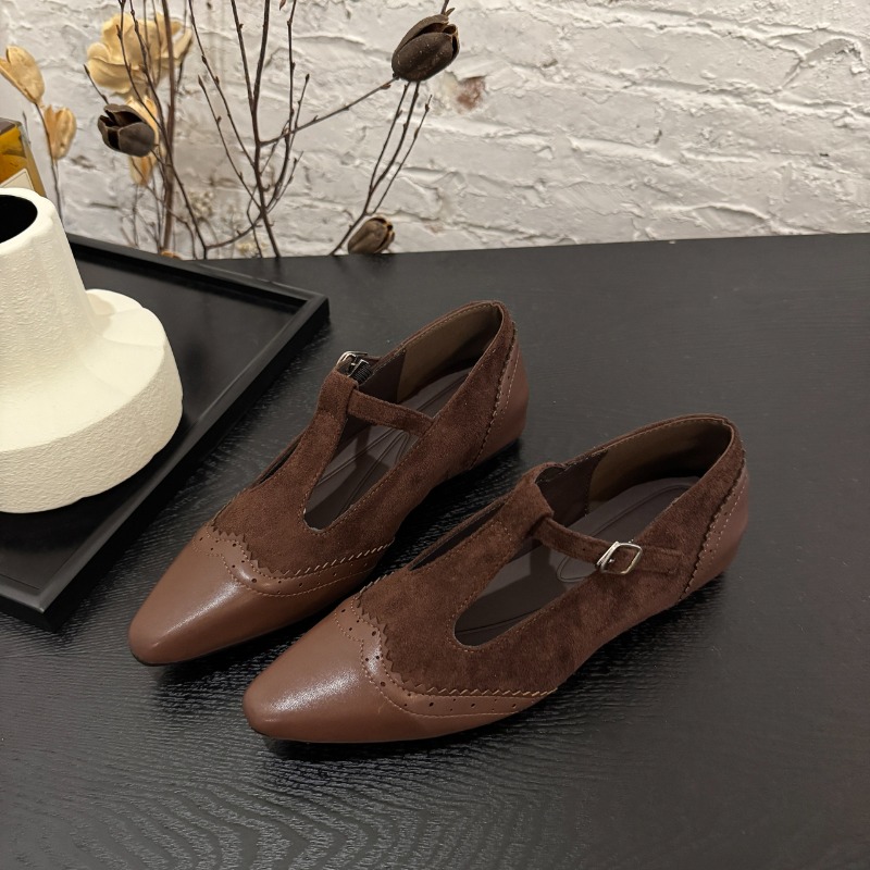 One Buckle Strap Low Heel Sing - مراجعة Women'S Shoes Non Slip وسعره