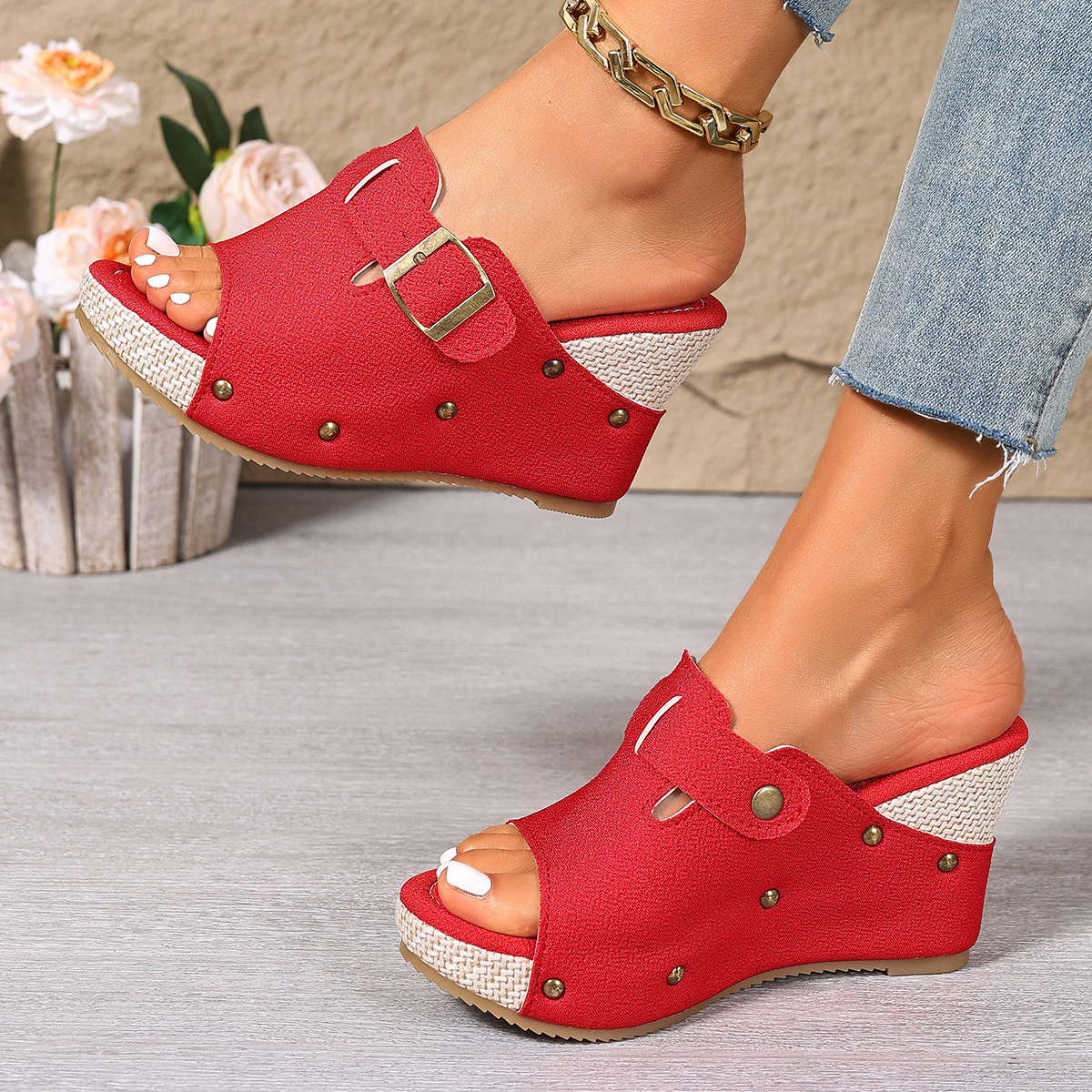 Summer Women's Espadrille Wedg - مراجعة Espadrille Wedge Shoes وسعره