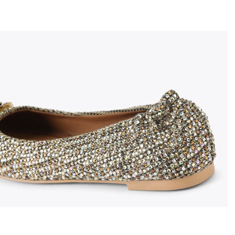 Luxury Full-diamond Shallow-cu - مراجعة Pointed Toe Flat وسعره