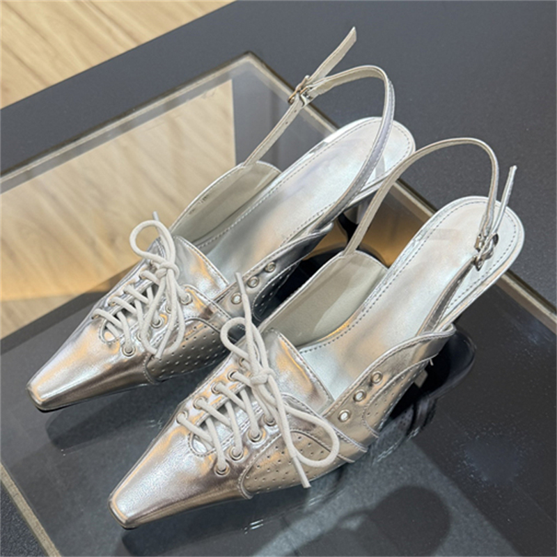 Aneikeh Fashion Silver Patent  - مراجعة Patent Leather Pump وسعره