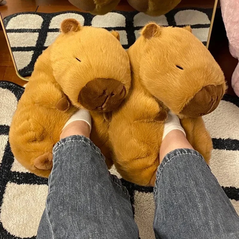 Novelty capybara slippers unis - مراجعة Women Shoes For Winter وسعره