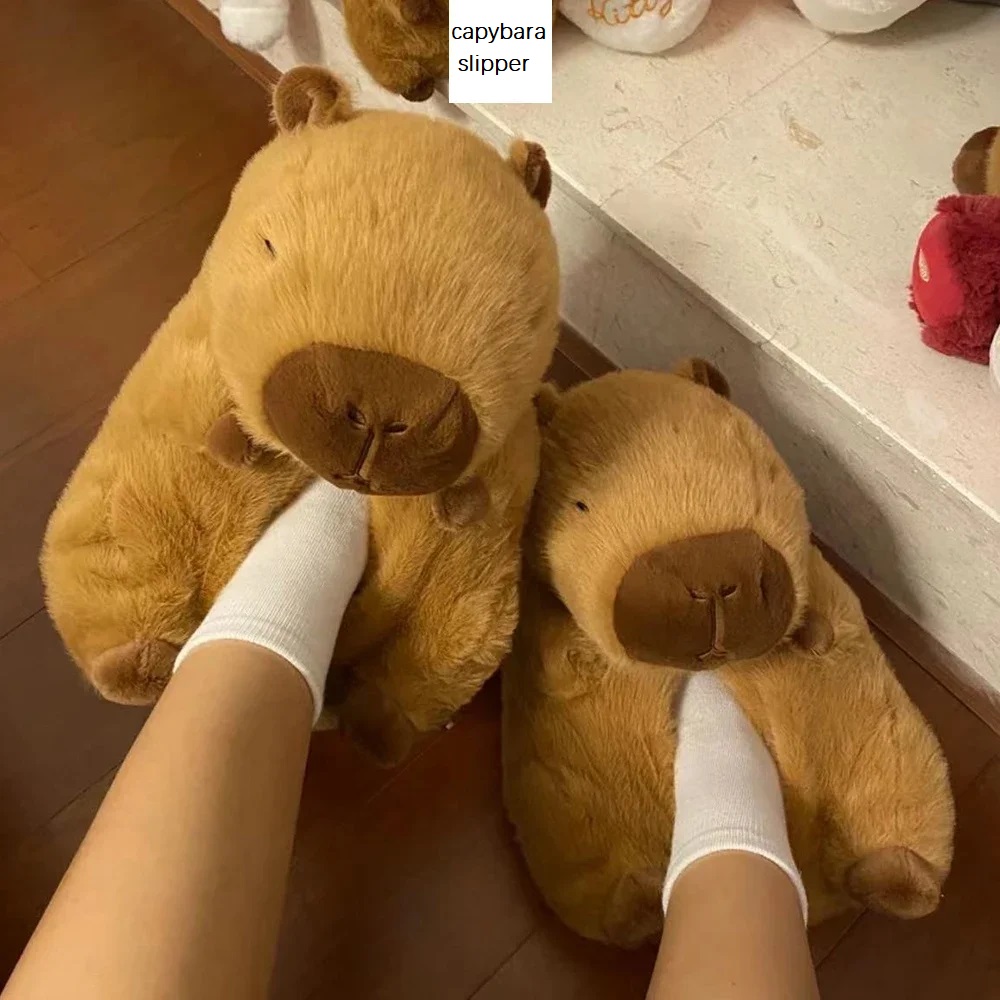 Novelty capybara slippers unis - مراجعة Women Shoes For Winter وسعره