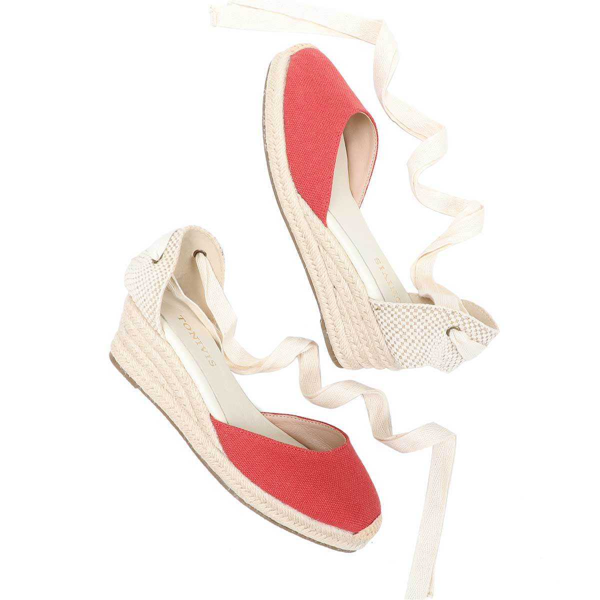 Women Wedge Espadrilles Lace U - مراجعة Espadrille Wedge Shoes وسعره