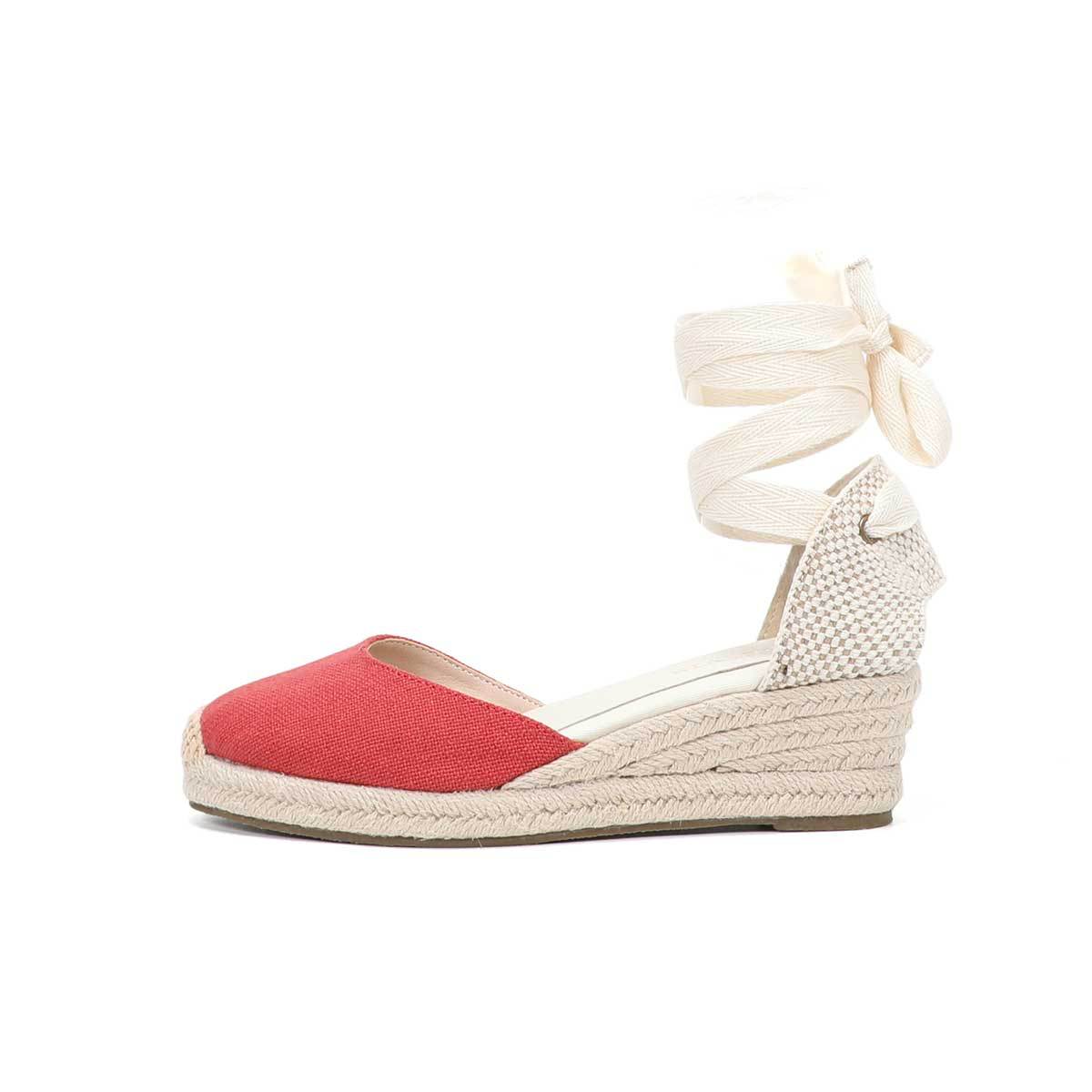 Women Wedge Espadrilles Lace U - مراجعة Espadrille Wedge Shoes وسعره