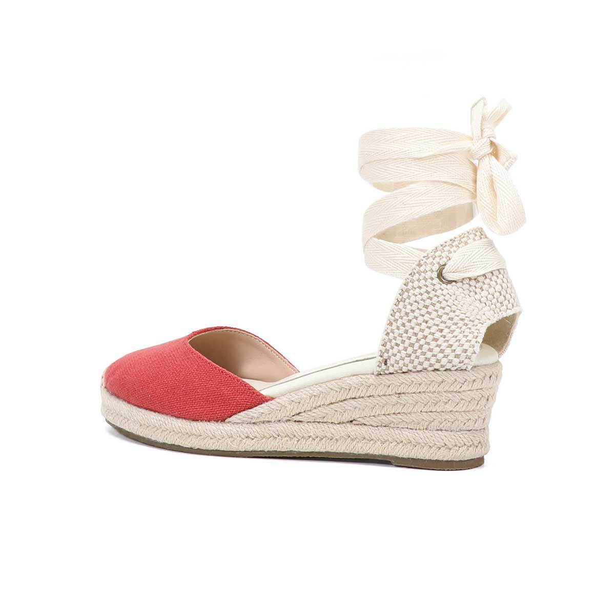 Women Wedge Espadrilles Lace U - مراجعة Espadrille Wedge Shoes وسعره