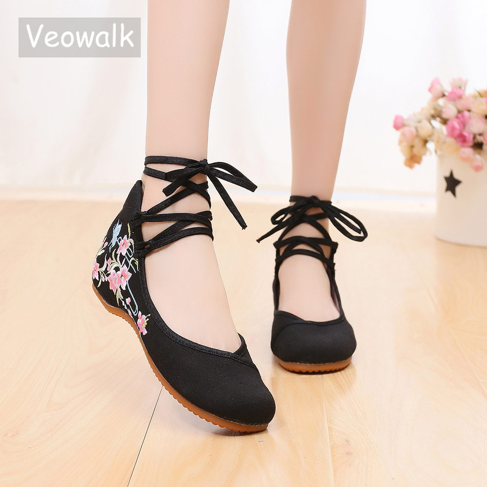 Veowalk Ankle Strap Women Canv - مراجعة Women'S Shoes Vegan وسعره