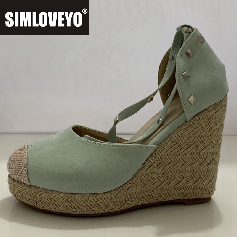 SIMLOVEYO espadrilles Women we - مراجعة Espadrille Wedge Shoes وسعره