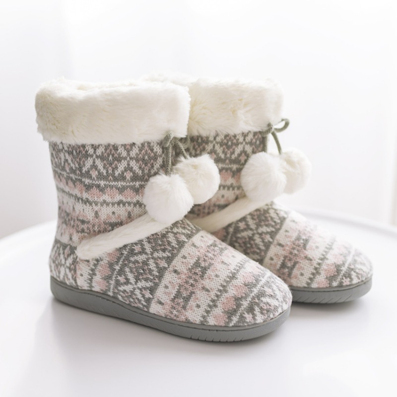 Plush Slippers Boots for Women - مراجعة Women Shoes For Winter وسعره