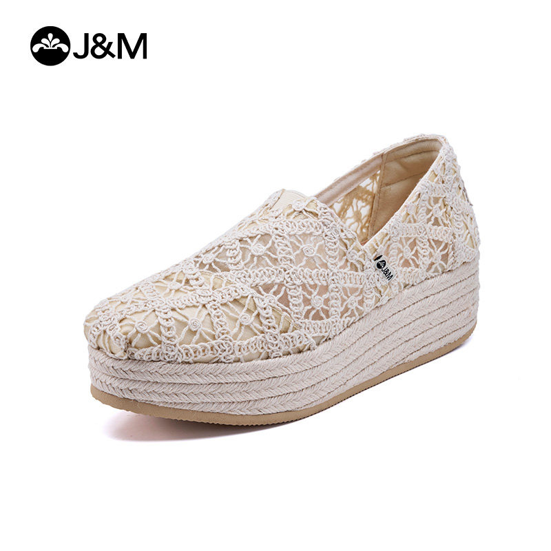 2026 J&M Women Wedges Fashion  - مراجعة Espadrille Wedge Shoes وسعره
