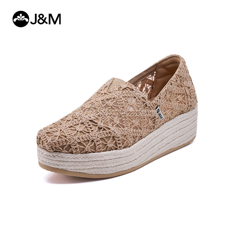 2026 J&M Women Wedges Fashion  - مراجعة Espadrille Wedge Shoes وسعره