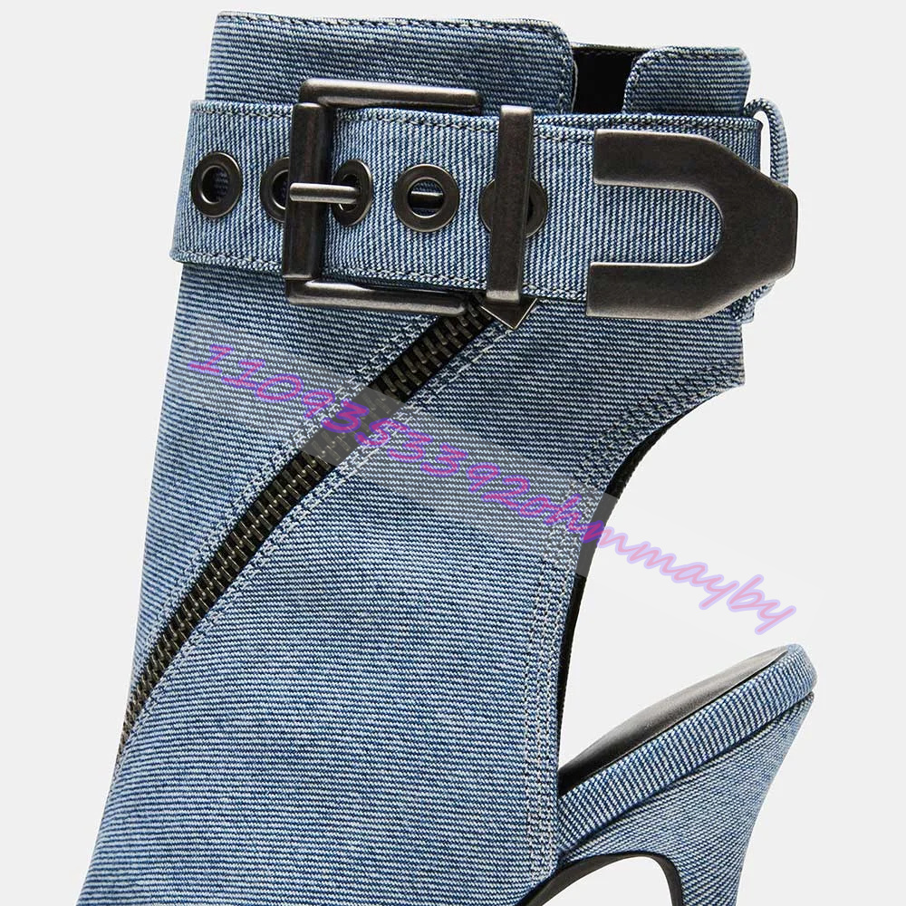 Summer Blue Denim Pointed-Toe  - مراجعة Pointed Toe Flat وسعره