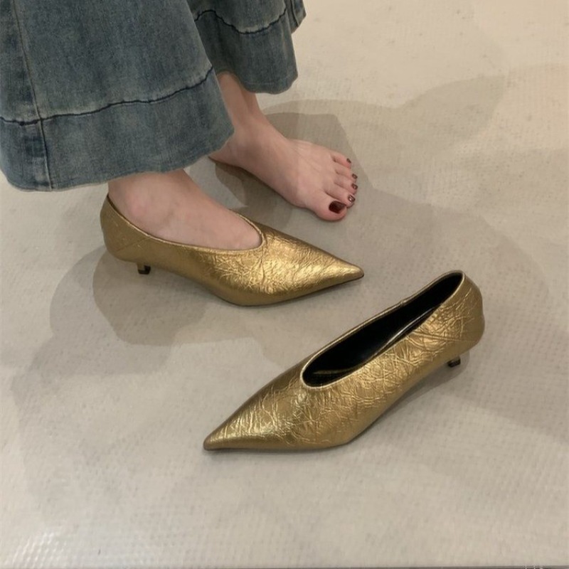 2025 Autumn New Commuter Wind  - مراجعة Pointed Toe Flat وسعره