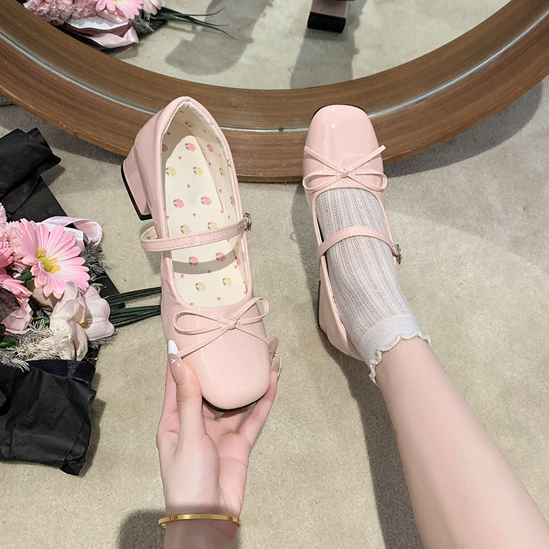 Bow-knot High-heeled Patent Le - مراجعة Patent Leather Pump وسعره