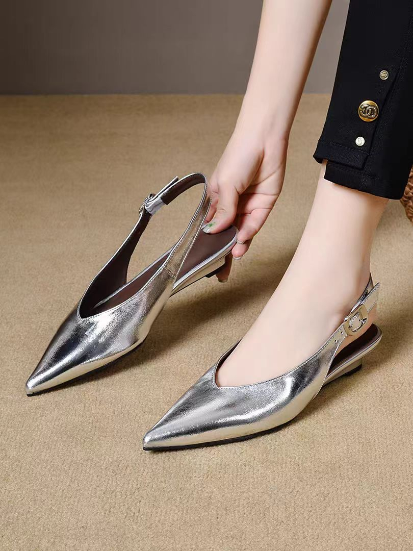 Women's Sandals Summer 2026 Ne - مراجعة Pointed Toe Flat وسعره