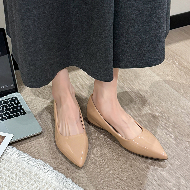 Elegant French Style Sexy Poin - مراجعة Pointed Toe Flat وسعره