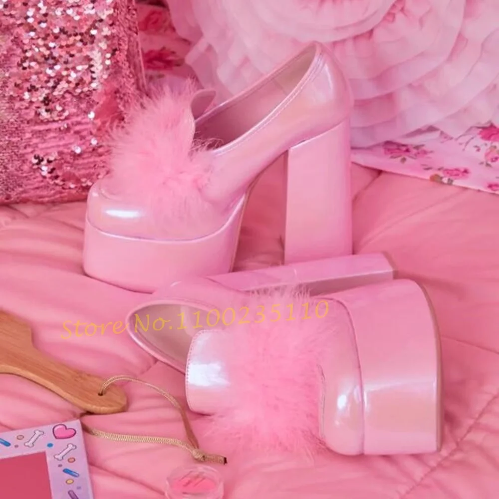Pink Pom Platform Loafers Shoe - مراجعة Women'S Shoes Vegan وسعره