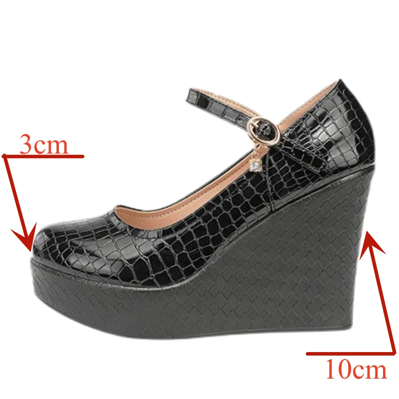 10cm Small Size 32-43 Patent L - مراجعة Patent Leather Pump وسعره