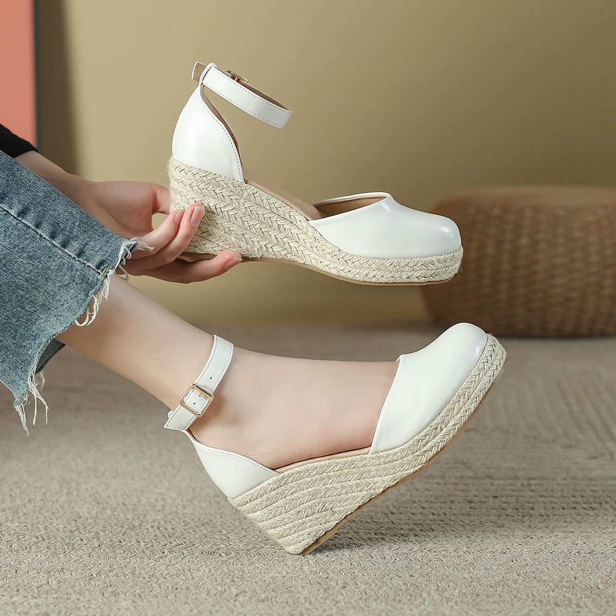 Women's Espadrille Wedge Sanda - مراجعة Espadrille Wedge Shoes وسعره