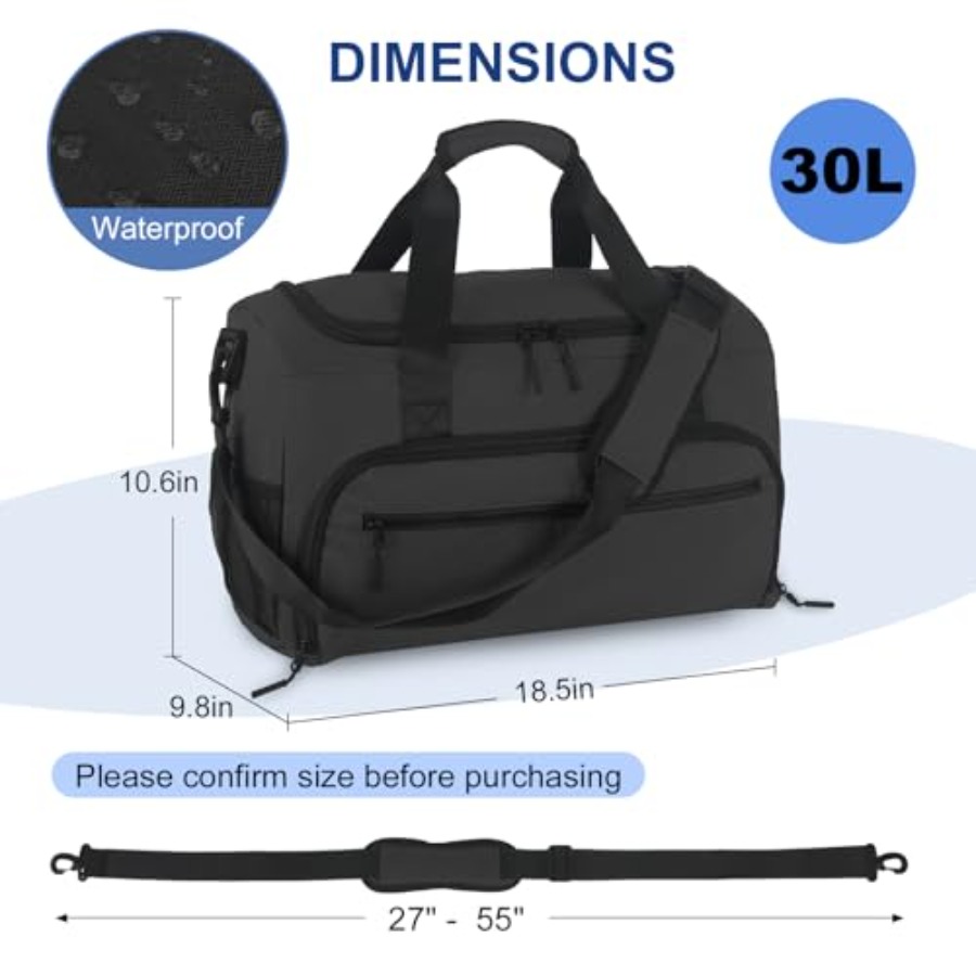 Gym Bag for Men Women, Sports  - مراجعة Women'S Shoes To Men'S وسعره