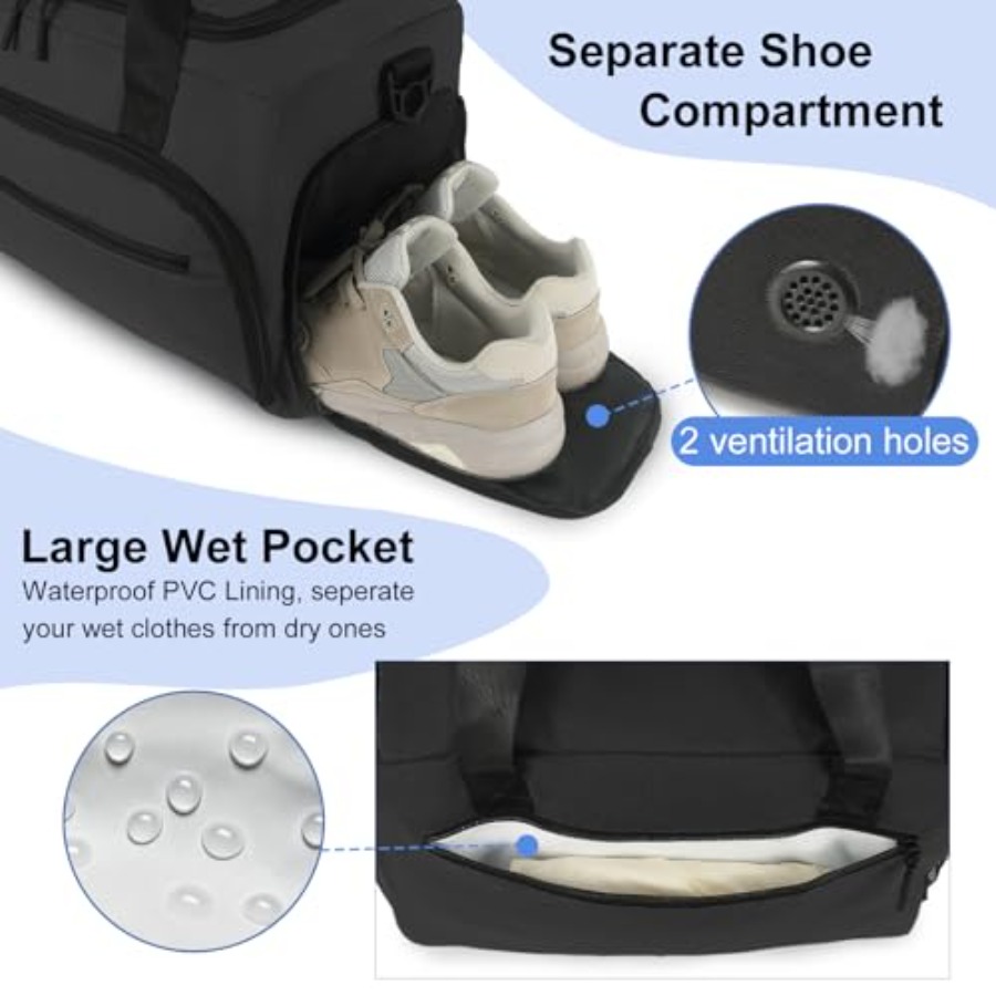 Gym Bag for Men Women, Sports  - مراجعة Women'S Shoes To Men'S وسعره